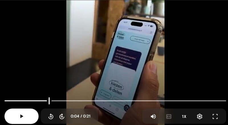Kiezen & Delen - Instagram reel