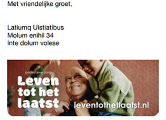 E-mail handtekening