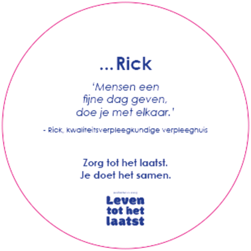 Onderzetter Zorg tot het Laatst