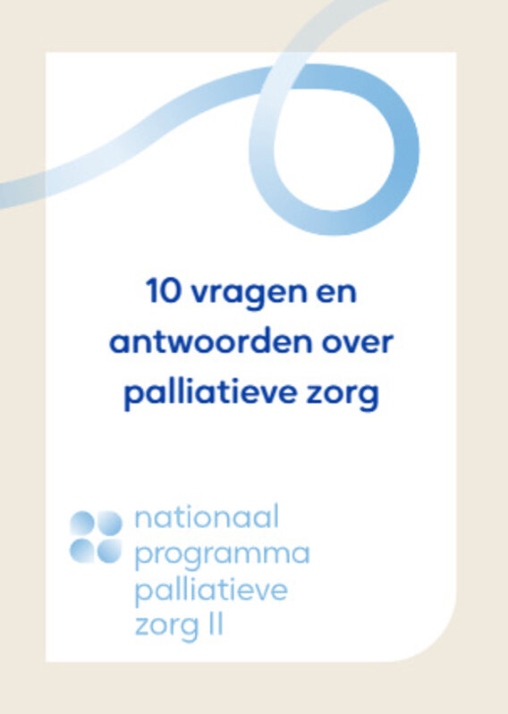 Folder  10 vragen over palliatieve zorg