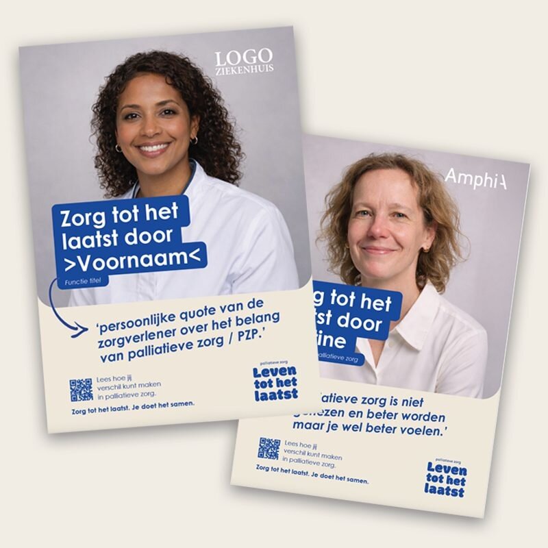 Poster PZP in ziekenhuis