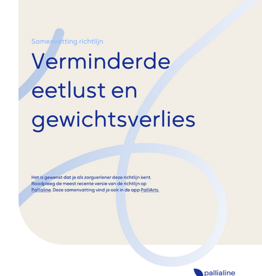 Verminderde eetlust en gewichtsverlies - samenvatting richtlijn