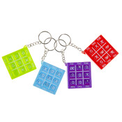 Boter kaas en eieren sleutelhanger spel