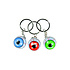 Sleutelhanger oogbal