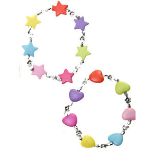 Armbandje hart en ster