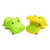 Rijdende hippo pull back