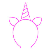 Haardiadeem eenhoorn