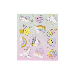 Stickervel Eenhoorn Fantasy