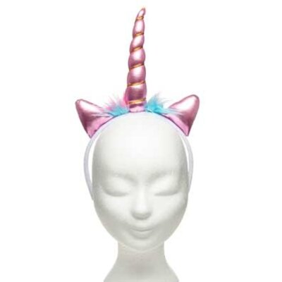 Eenhoorn Diadeem ( voorraad 52 stuks OP = OP)