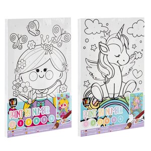 Schilderen op nummer (meisjes) ( voorraad 49 stuks OP = OP)