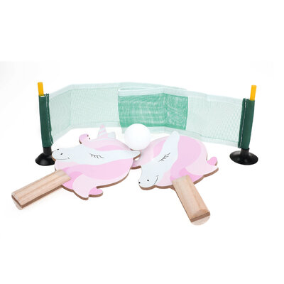 Tafeltennisset eenhoorn ( voorraad 7 stuks OP = OP)