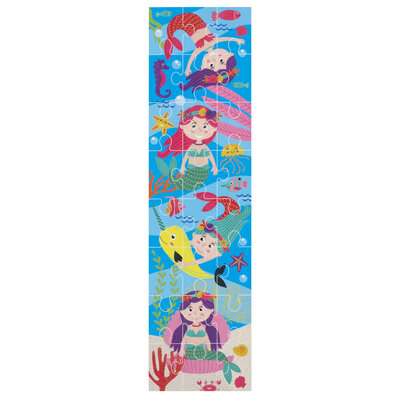 Lange puzzel zeemeermin ( voorraad 17 stuks OP = OP)