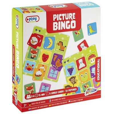 Vrolijke plaatjesbingo ( voorraad 11 stuks OP = OP)