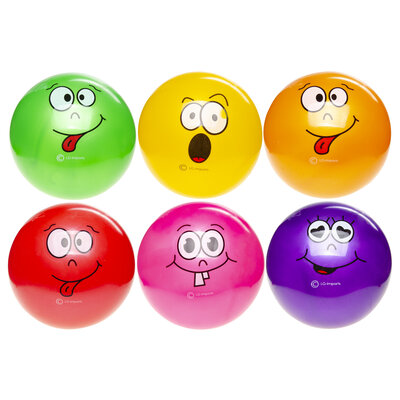 Bal happy ( on- opgeblazen) ( voorraad 10 stuks OP = OP)