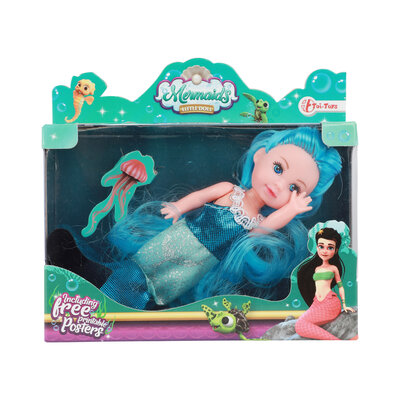 Zeemeermin pop ( voorraad 53 stuks OP = OP)