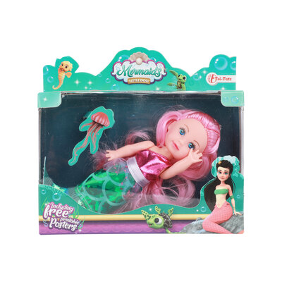 Zeemeermin pop ( voorraad 53 stuks OP = OP)