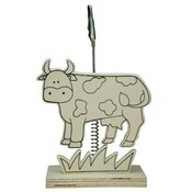 Memohouder Koe ( Voorraad: 3 stuks OP=OP )