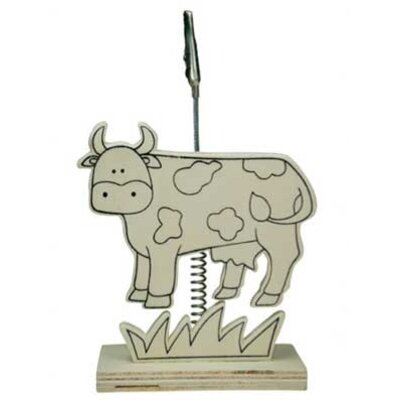 Memohouder Koe ( Voorraad: 3 stuks OP=OP )