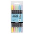 Textielstiften pasteltinten ( 6 stuks)