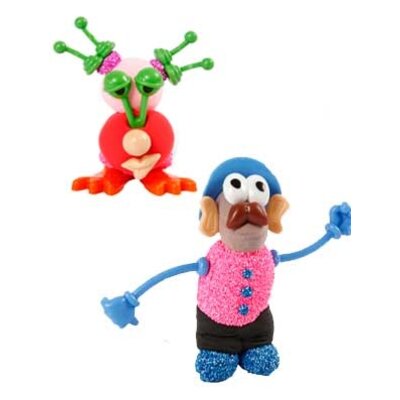 Deco figuren voor foam of silk clay