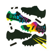 Kraskunst voetbalschoen magnetisch 10 stuks (Voorraad 3 verp.  OP=OP)