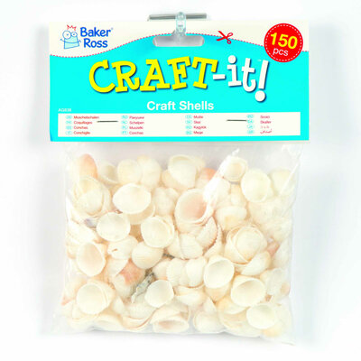 Hobby schelpjes 150 stuks ( Voorraad 22 verp. OP=OP)