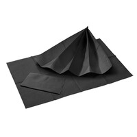 Akzenta Towels Touch of colors zwart 3- Laags