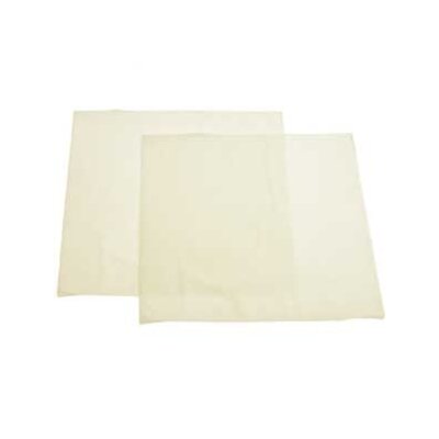 Hoofdsteunzakken wit, 25 x 25 cm