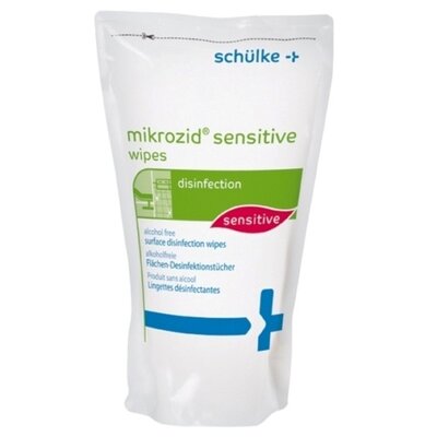 Schülke Schülke Mikrozid sensitive wipes navulling 20 x 20 cm ( 200 wipes)