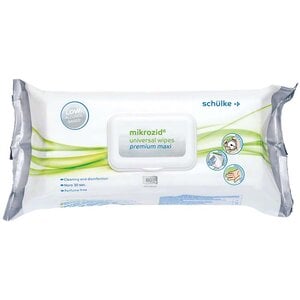 Schülke Mikrozid universal wipes premium 25 x 25 cm desinfectie ( verp. á 80 wipes)