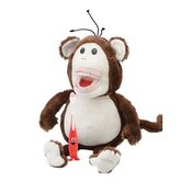 Poetspop klein Mo de aap ( afm. ca. 25 cm)