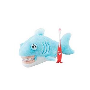 Poetspop klein Sharky de haai ( ca. 25 cm)