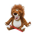 Poetspop (handpop) Lion de Leeuw ( afm. ca. 38 cm)
