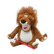 Poetspop (handpop) Lion de Leeuw ( afm. ca. 38 cm)