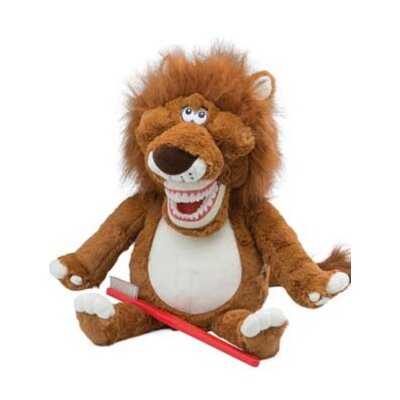 Poetspop (handpop) Lion de Leeuw ( afm. ca. 38 cm)