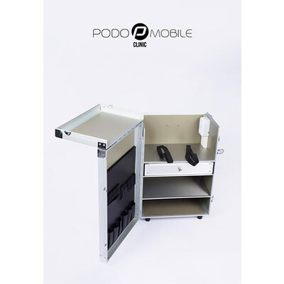 Maxi Pedicure Trolley Brush Silver