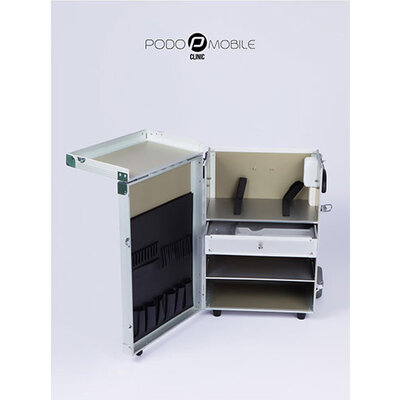 Maxi Pedicure Trolley Brush Silver