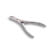 Medipharchem Pedicure / Nageltang 15 cm met dubbel scharnier en rechte bek rvs