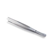 Medipharchem Wattenpincet 14 cm recht rvs