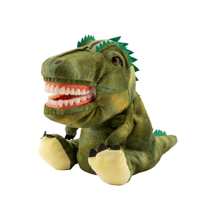 Poetspop (handpop) klein Dino (ca. 25 cm.)