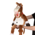 Poetspop (handpop) Paard ( afm. ca. 85 cm hoog)