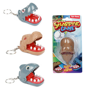 Bijtend dier aan sleutelhanger ( voorraad 107 stuks OP = OP)