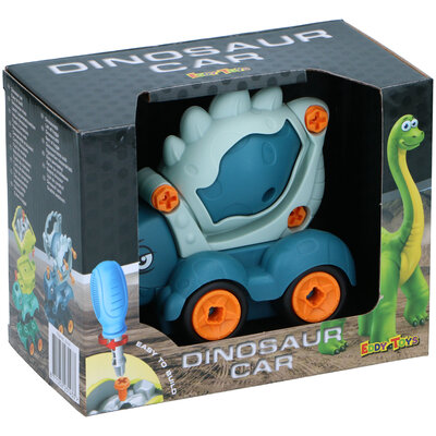 Dino Cartoon Car ( voorraad 92 stuks OP = OP)