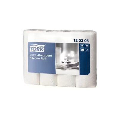 Tork Tork keukenrollen 6 rol wit, 2- laags