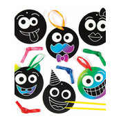 Kraskunst Funny Faces ( voorraad 2 sets OP = OP)