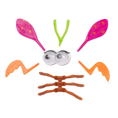 Klei instekers Insect ( excl. klei) ( voorraad 63 stuks OP = OP)