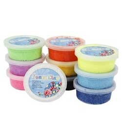 Foam clay