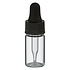 Sample flesje met pipet ( 3 ml)
