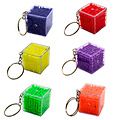 Sleutelhanger kubus doolhof