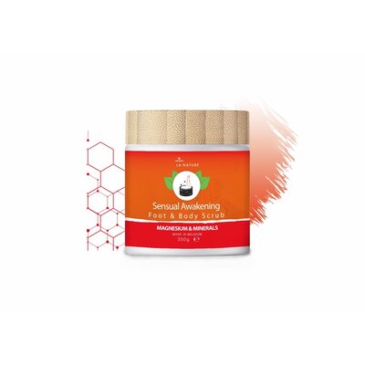 By la Nature Sensual Awakening magnesium Foot & Body SCRUB 350 gram NIEUW!